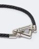 Prada Prada Logo braided leather bracelet - 3