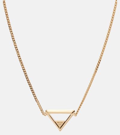 Prada Prada Logo chain necklace
