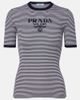 Prada Prada Logo striped silk sweater - 1