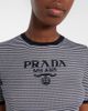 Prada Prada Logo striped silk sweater - 4