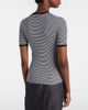 Prada Prada Logo striped silk sweater - 5