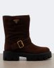 Prada Prada Logo suede biker boots - 5