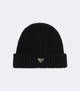 Prada Prada Logo virgin wool beanie