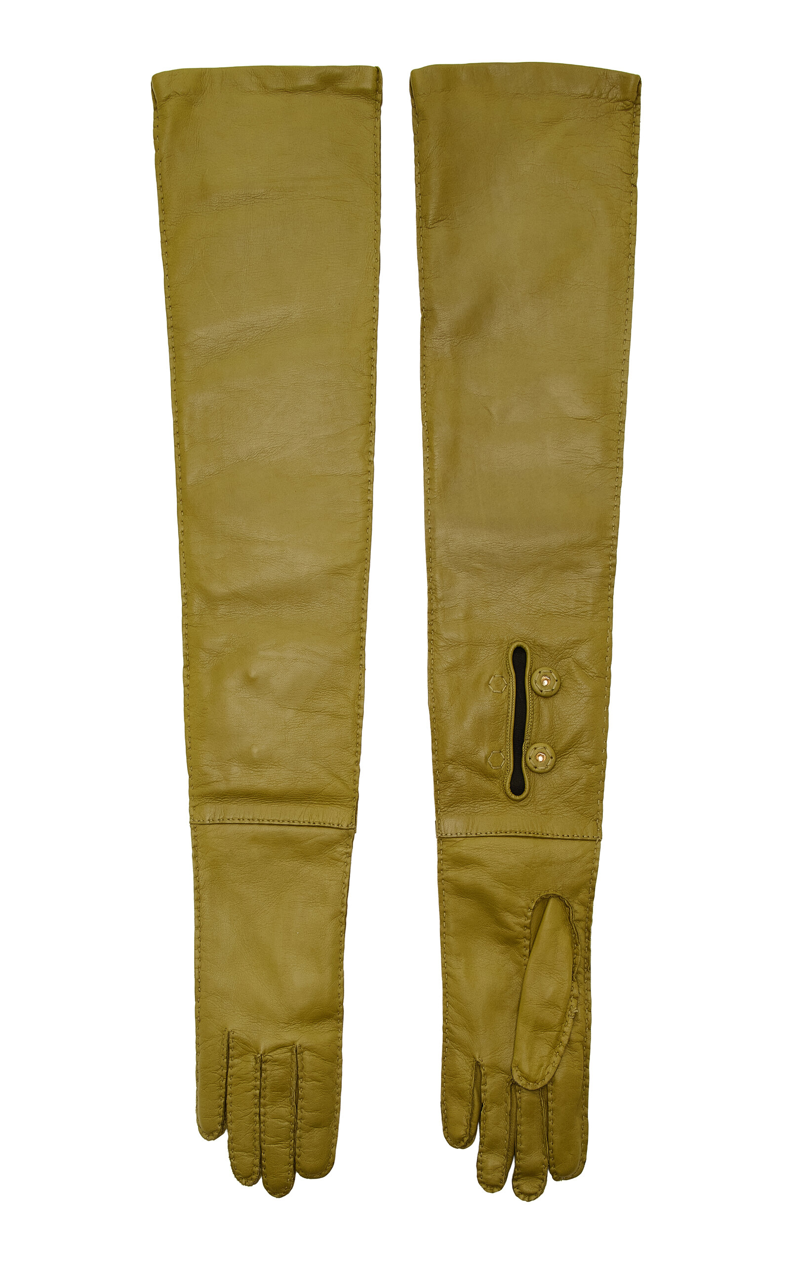 Prada Prada Long Leather Gloves