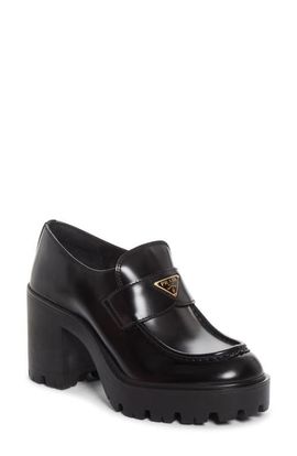 Prada Prada Lug Sole Loafer Pump