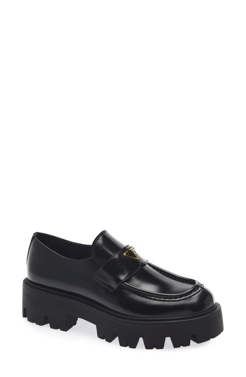 Prada Prada Lug Sole Platform Loafer