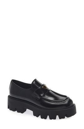 Prada Prada Lug Sole Platform Loafer