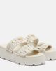 Prada Prada MatelassÃ© leather platform sandals - 1