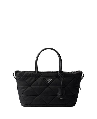 Prada Prada Medium Padded Re-Nylon Tote Bag