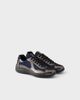 Prada Prada Men's America's Cup Metallic Leather And Bike Fabric Sneakers - 1