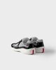 Prada Prada Men's America's Cup Sneakers Patent Leather And Technical Fabric in Charcoal - 5