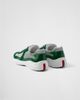 Prada Prada Men's America's Cup Sneakers Patent Leather And Technical Fabric in Dark Green - 3
