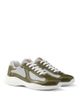 Prada Prada Men's America's Cup Sneakers Patent Leather And Technical Fabric in Green - 1