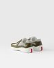 Prada Prada Men's America's Cup Sneakers Patent Leather And Technical Fabric in Green - 4