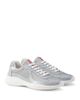 Prada Prada Men's America's Cup Sneakers Patent Leather And Technical Fabric in Grey - 1