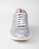 Prada Prada Men's America's Cup Sneakers Patent Leather And Technical Fabric in Grey - 5