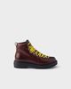 Prada Prada Men's Antiqued Leather Lace-Up Ankle Boots - 2