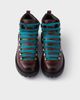 Prada Prada Men's Antiqued Leather Lace-Up Ankle Boots - 5