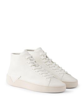 Prada Prada Men's High-Top Leather Sneakers