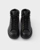 Prada Prada Men's Lace-Up Leather and Re-Nylon Booties - 4
