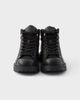 Prada Prada Men's Lace-Up Leather and Re-Nylon Booties - 6
