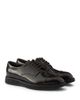 Prada Prada Men's Leather Cap Toe Derby Dress Shoes - 1