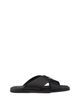 Prada Prada Men's Saffiano Leather Crisscross Slides - 5