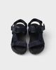 Prada Prada Men's Suede And Woven Tape Sporty Sandal - 4