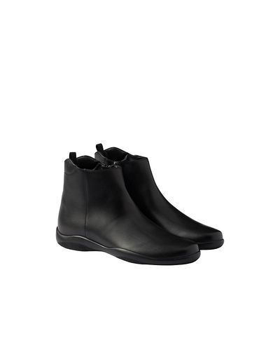 Prada Prada Men's Toblach Leather Ankle Boots