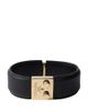 Prada Prada Metal And Saffiano Leather Bracelet - 1