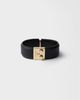 Prada Prada Metal And Saffiano Leather Bracelet - 3