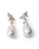 Prada Prada Metal Earrings with Pearls - 1