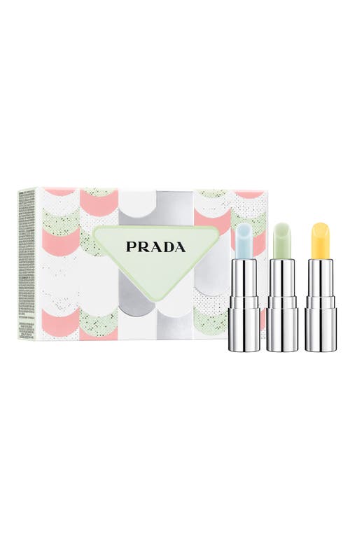 Prada Prada Mini Moisturizing Lip Balm Trio $75 Value 