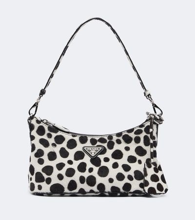 Prada Prada Mini printed calf hair shoulder bag