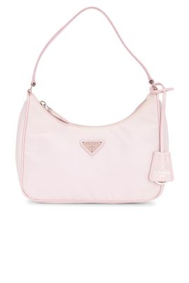 prada Prada Mini Re-Edition Re-Nylon Shoulder Bag
