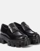 Prada Prada Monolith brushed leather loafers - 1