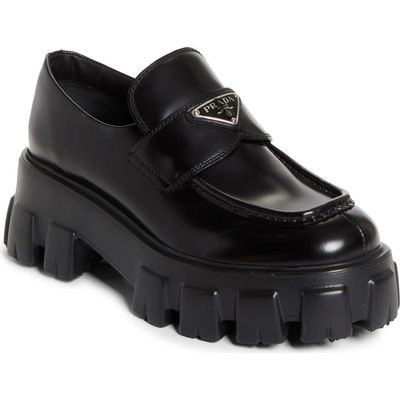 Prada Prada Monolith Lug Sole Loafer