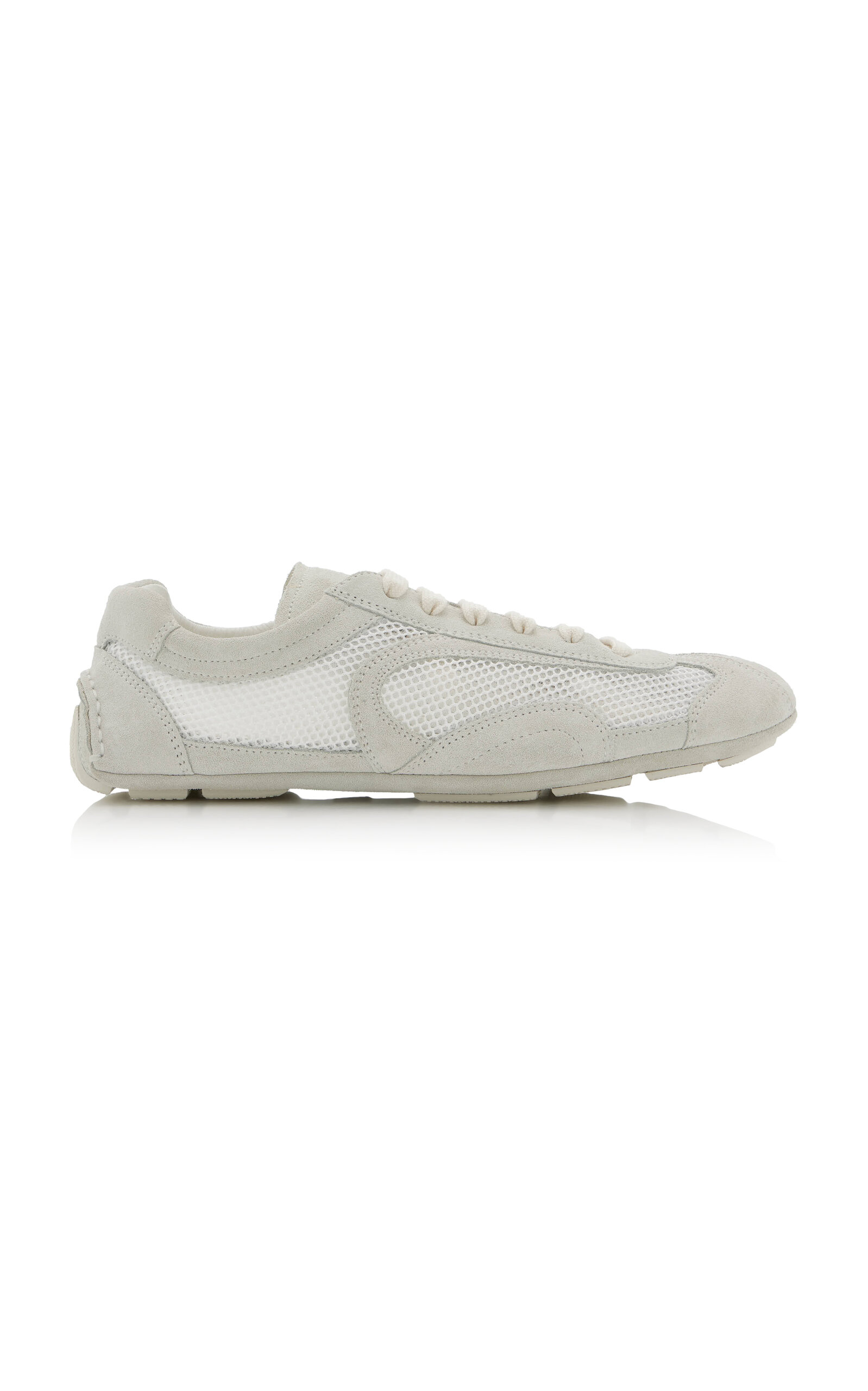 Prada Prada Montecarlo ReEdition 2005 SuedeTrimmed Mesh Sneakers