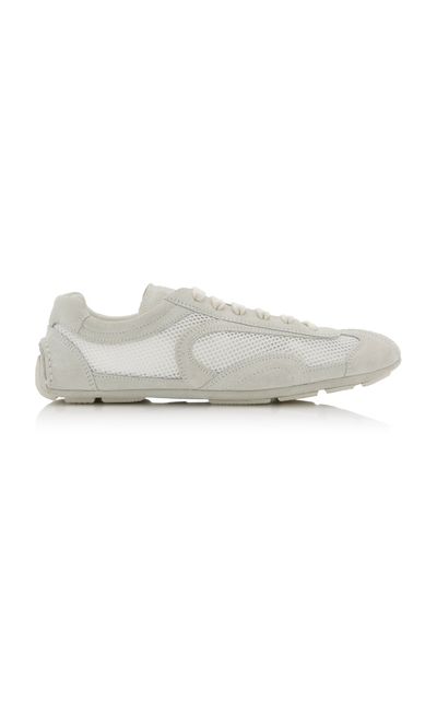 Prada Prada Montecarlo ReEdition 2005 SuedeTrimmed Mesh Sneakers