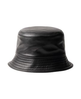 Prada Prada Nappa Leather Bucket Hat