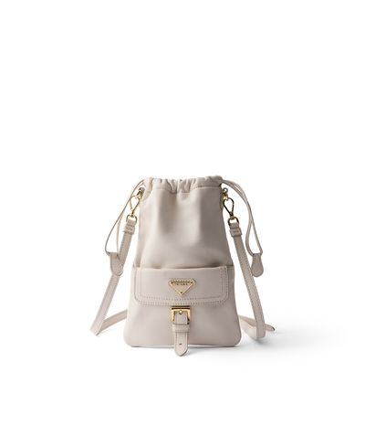 Prada Prada Nappa Leather Pouch