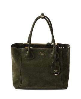 Prada Prada Nova Large Suede Tote Bag