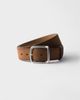 Prada Prada Nubuck Leather Belt - 2