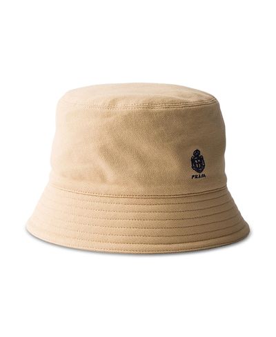 Prada Prada Old Pique Bucket Hat