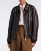Prada Prada Oversized leather blouson jacket - 2