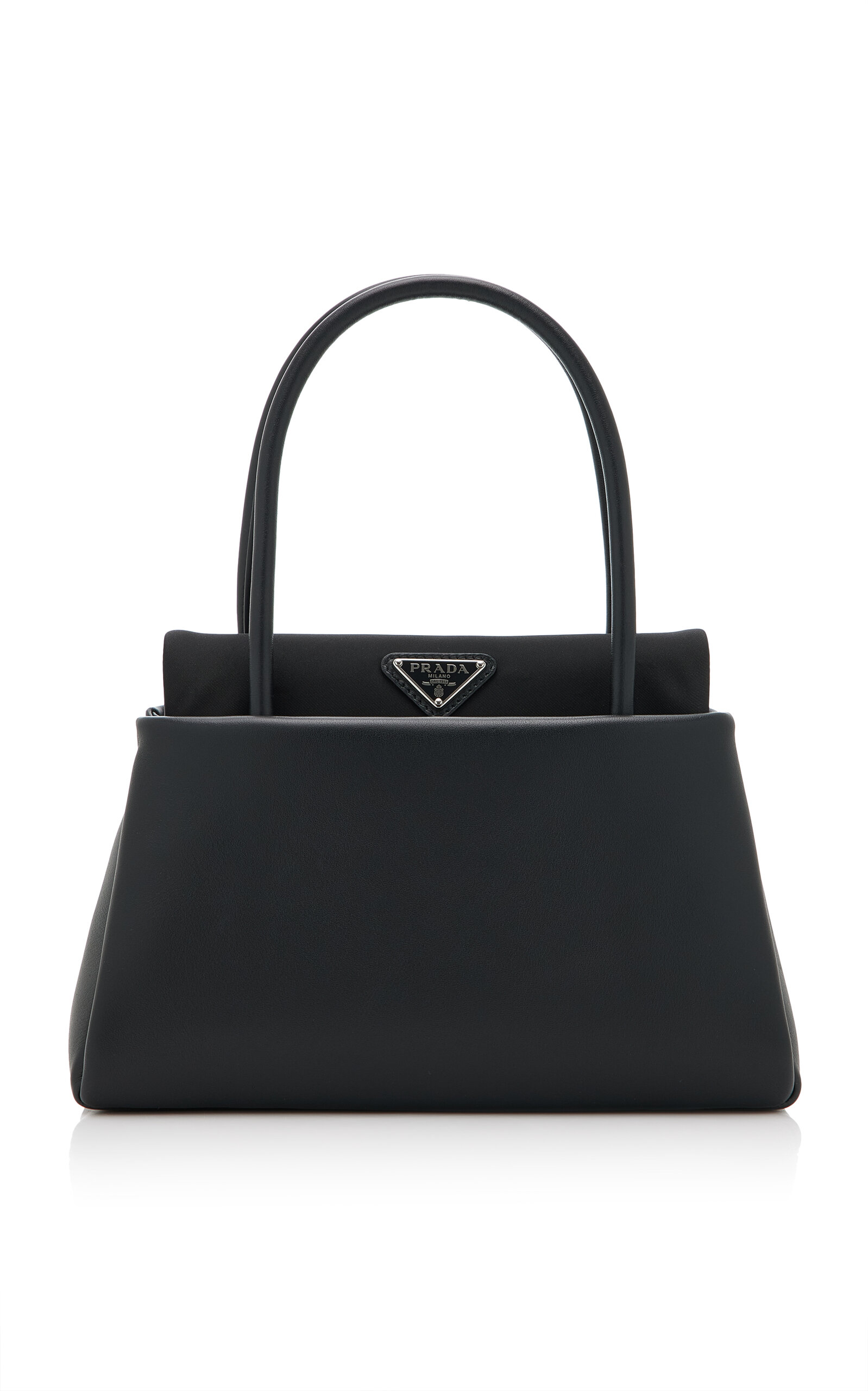 Prada Prada Passage NylonTrimmed Leather Bag