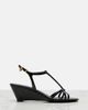 Prada Prada Patent leather wedge sandals - 5
