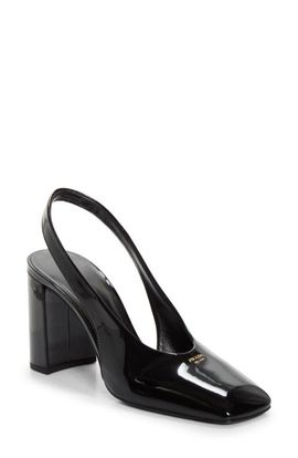 Prada Prada Patent Slingback Pump