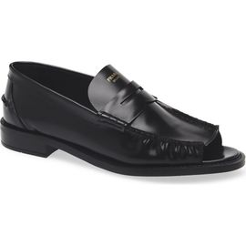 Prada Prada Peep Toe Loafer