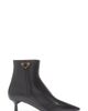 Prada Prada Pointed Toe Kitten Heel Bootie - 3